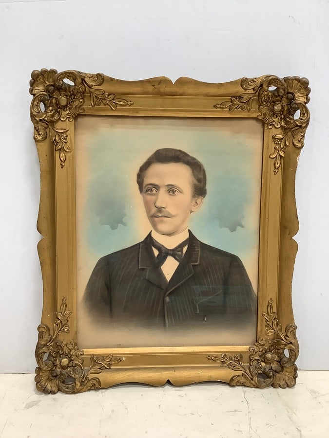 Framed Victorian portrait print(21in.x25in.) (1 of 1)