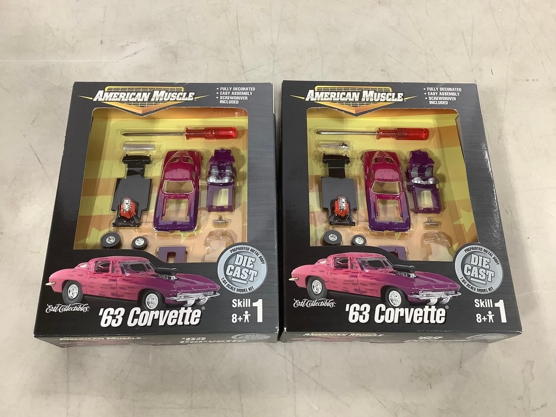 American Muscle(63' Corvette)diecast collectible sets (1 of 1)