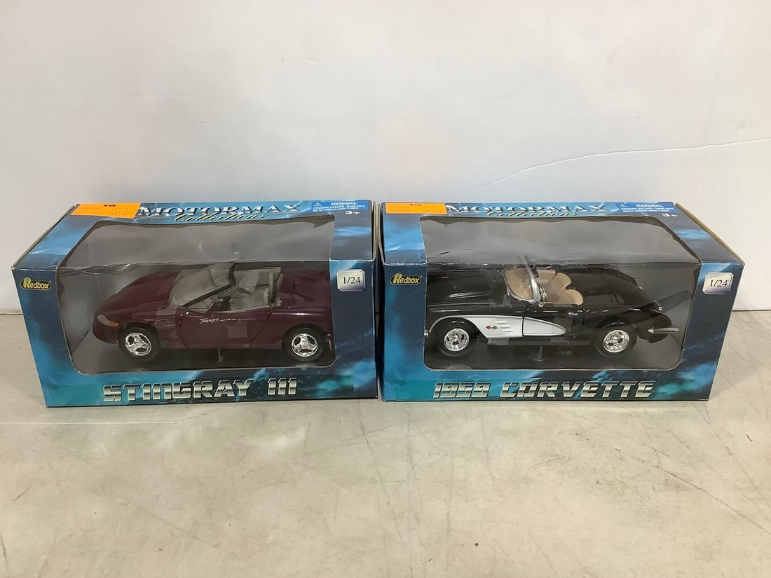 Motormax collectible diecasts(Stingray 111, 1959 Corvette-new in box) (1 of 1)