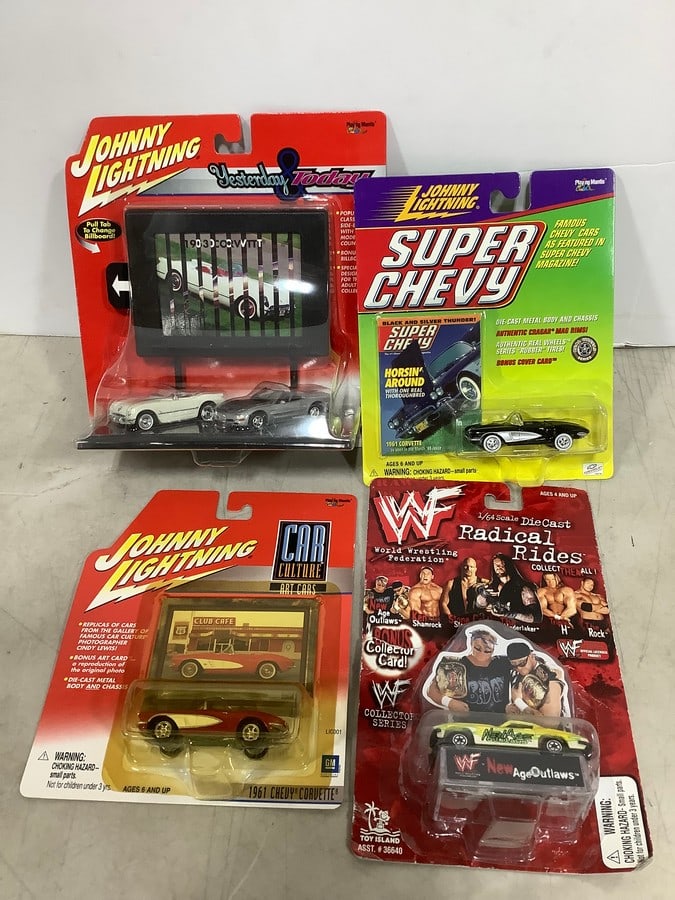 Collectible diecasts(Johnny Kightning, Super Chevy, Radical Rides-all new in box): Collectible diecasts(Johnny Kightning, Super Chevy, Radical Rides-all new in box)