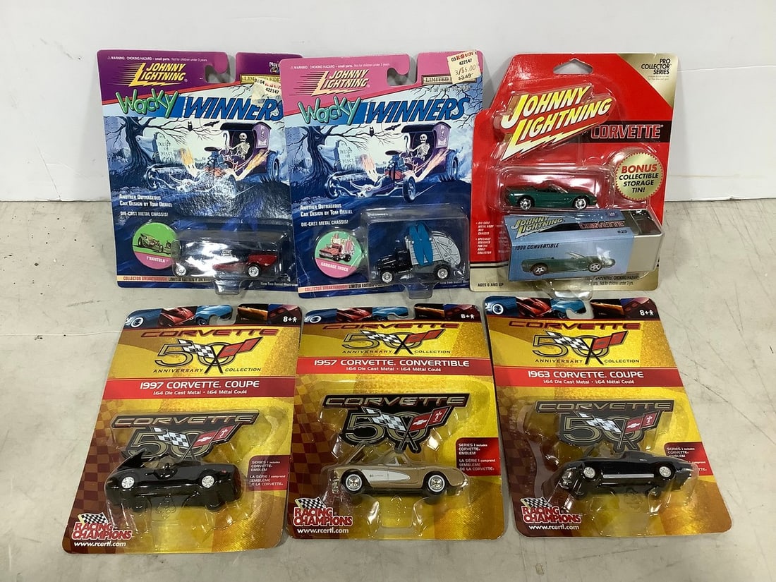 Diecast collectibles(Wacky Winners, Johnny Lightning, and more-new in box): Diecast collectibles(Wacky Winners, Johnny Lightning, and more-new in box)