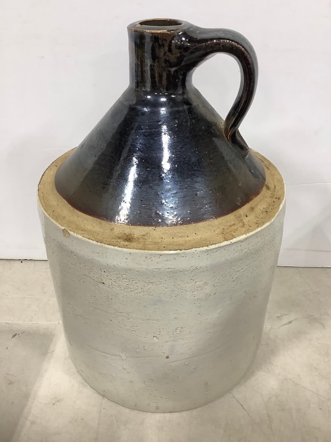 Vintage Stoneware Jug (14in Tall): Vintage Stoneware Jug (14in Tall)