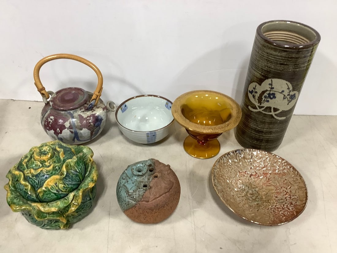 Ceramic Containers, Bowls, Vase, and more (Tallest - 11.5in): Ceramic Containers, Bowls, Vase, and more (Tallest - 11.5in)