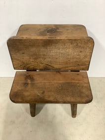Vintage Wooden Childrens Desk (13.5in Tall)