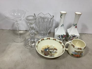 Glass Vase/Candle Holder, Ceramic Candle Holders, and more