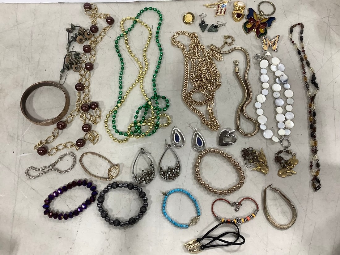 Various Costume Jewelry (Necklaces, Earrings, Bracelets, and more) (1 of 1)