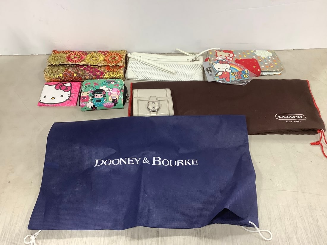 Coach and Dooney & Bourke bag covers and wallets (1 of 1)