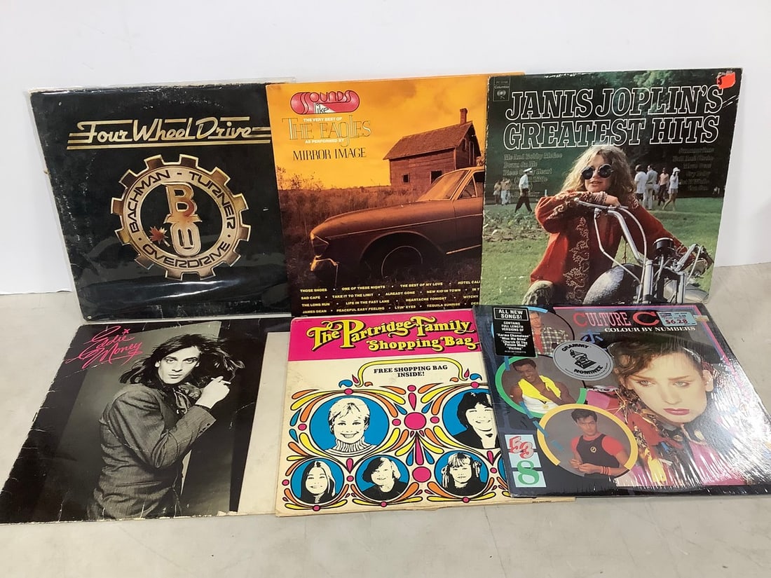 Vintage records(Janis Joplin, The Partridge Family, Eddie Money, and more) (1 of 1)
