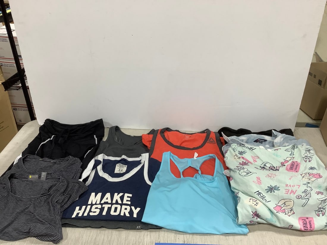 Women's shirts(Under Armour, Reebok, and more-various sizes): Women's shirts(Under Armour, Reebok, and more-various sizes)