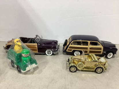 1949 Ford Woody Wagon model, 1948 Chrysler Town & Country car model, Sesame Street Fisher Price toy,: 1949 Ford Woody Wagon model, 1948 Chrysler Town & Country car model, Sesame Street Fisher Price toy, and more