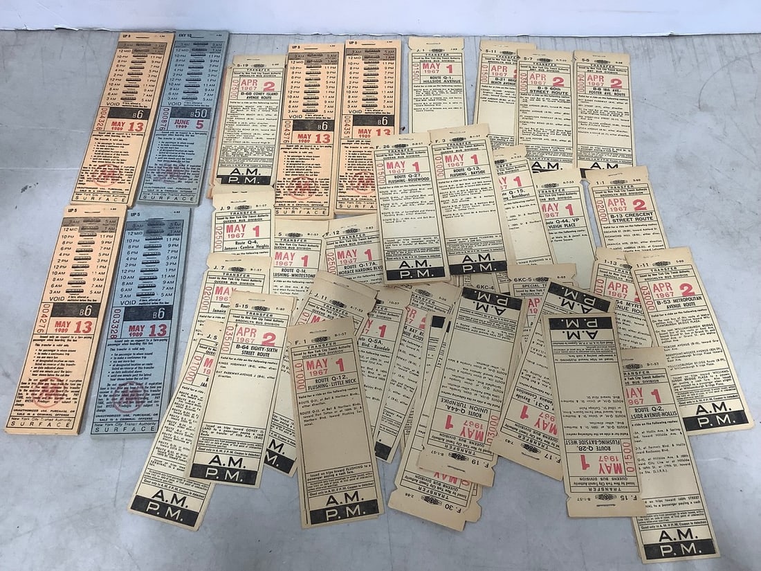 Vintage transit tickets (1 of 1)