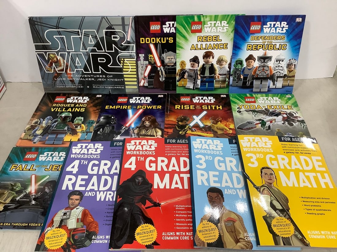 Star Wars workbooks(3rd and 4th grade) and Lego Star Wars books: Star Wars workbooks(3rd and 4th grade) and Lego Star Wars books