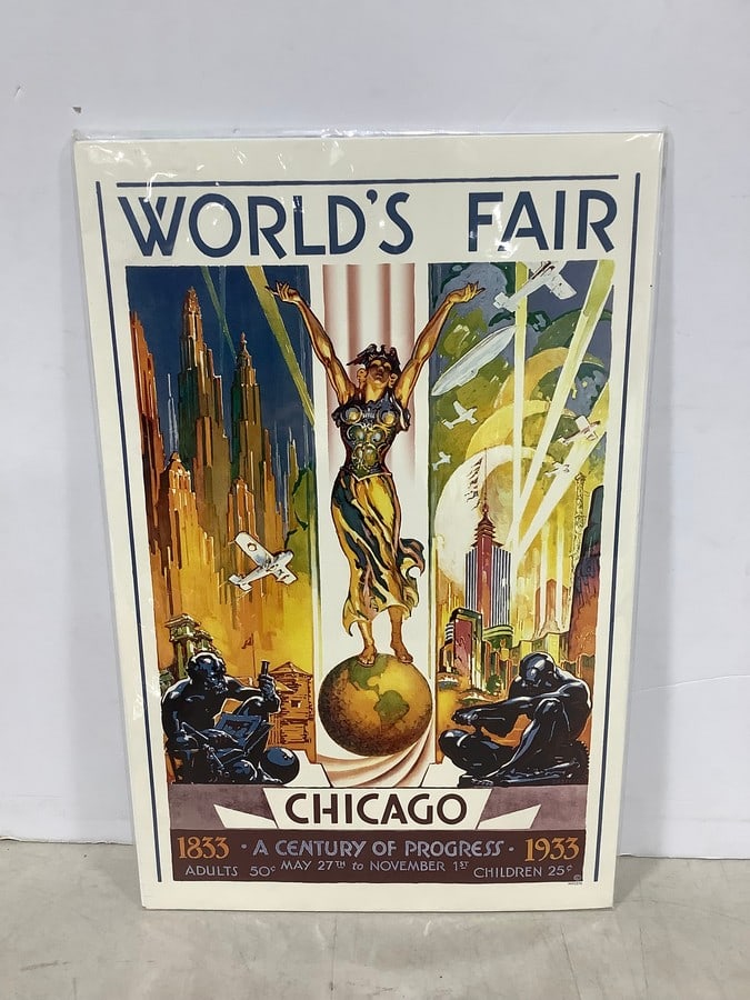 World's Fair Chicago show advertisement(11in.x17in.): World's Fair Chicago show advertisement(11in.x17in.)