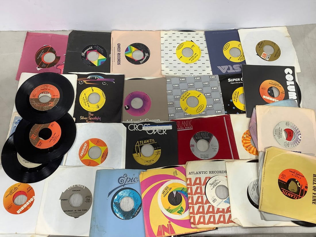 Vintage 45s (Ray Charles, Billy Burnette, Solomon Burke, and more): Vintage 45s (Ray Charles, Billy Burnette, Solomon Burke, and more)