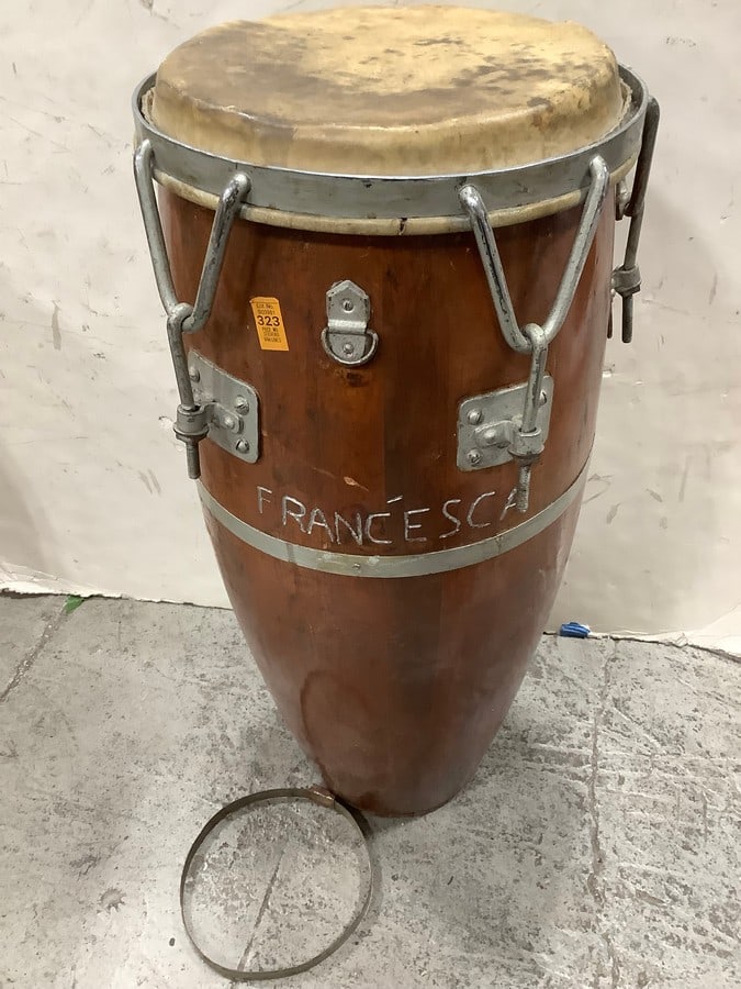 Vintage Conga Drum (30in Tall) (1 of 1)