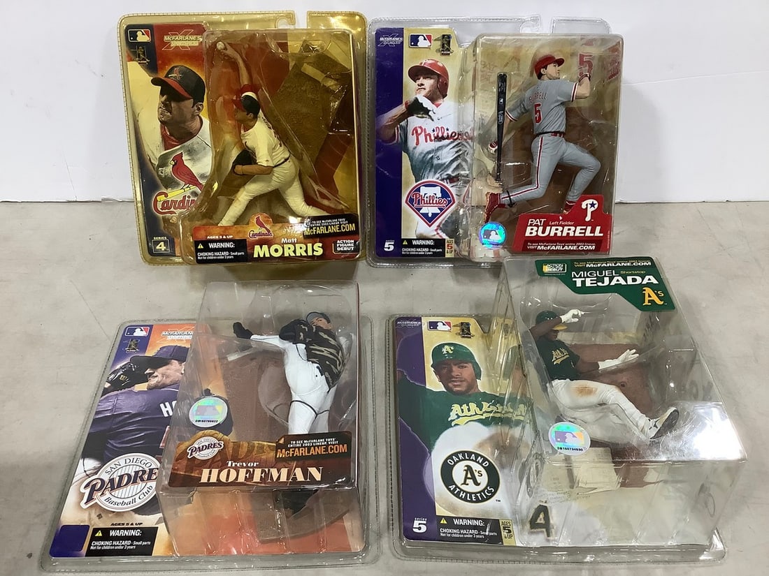 Various McFarlane Figures *New in Box* (Trevor Hoffman, Matt Morris, Pat Burrell, etc): Various McFarlane Figures *New in Box* (Trevor Hoffman, Matt Morris, Pat Burrell, etc)