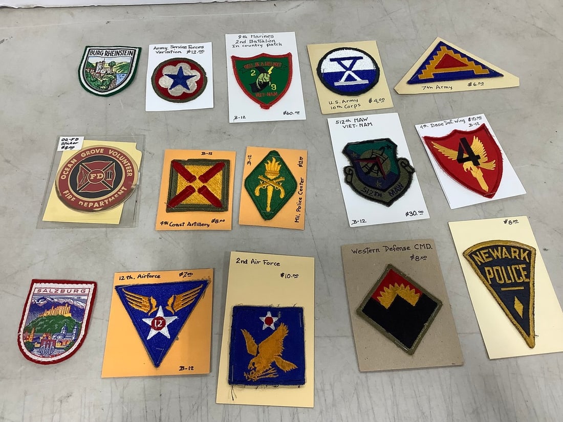 Vintage marine/army/police/fire dept. badges (1 of 1)