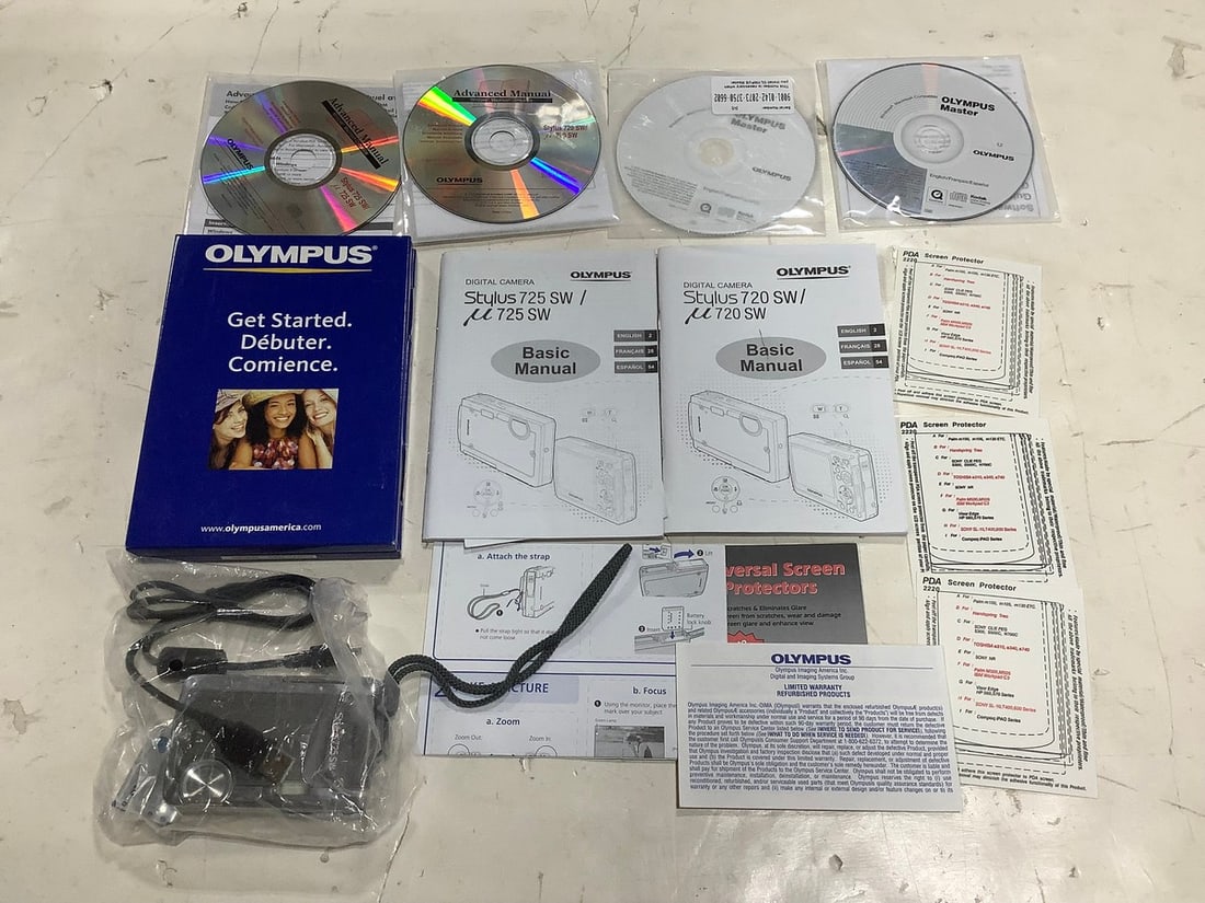 Olympus stylus 7 25SW camera with battery, SD card, and cable(working condition) (1 of 1)