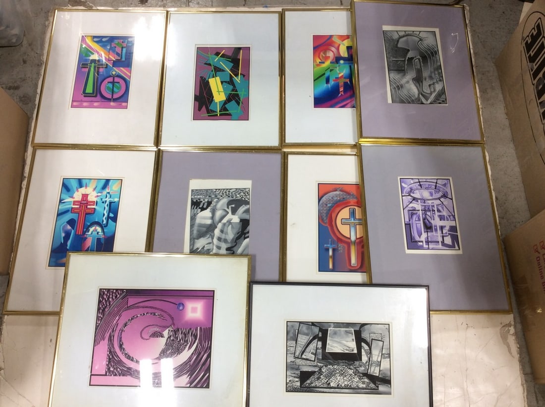 Framed abstract artwork(various sizes) (1 of 1)