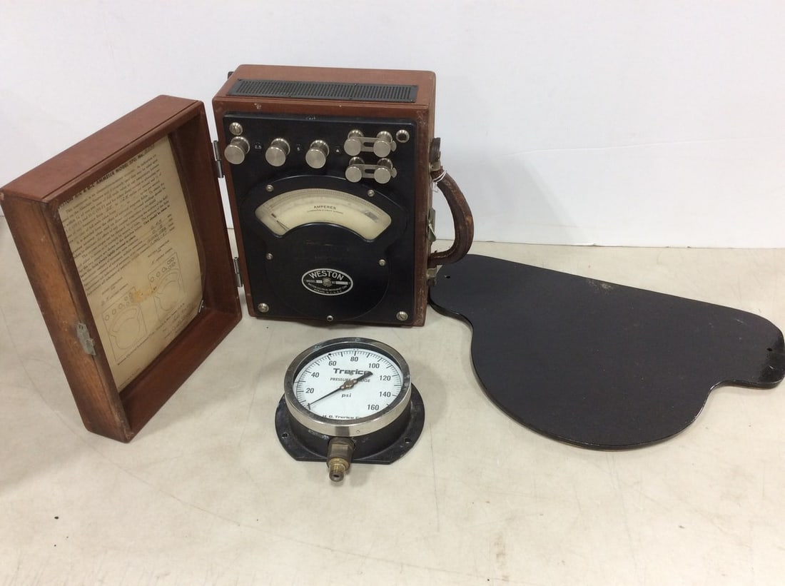 Weston electrodynamometer ammeter electrical instrument(model 370) (1 of 1)