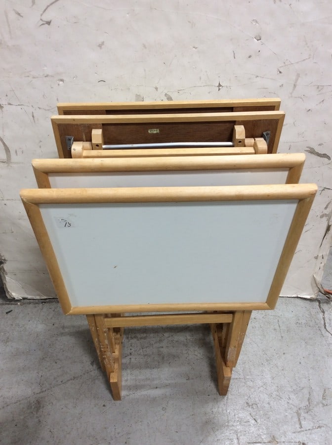 Wooden Folding Tables with Stand (1 of 1)