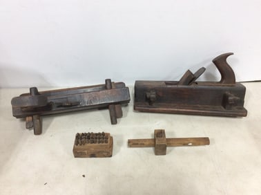 Drill bits set and other vintage tools