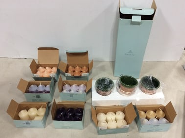 Party Lite votives and votive holders