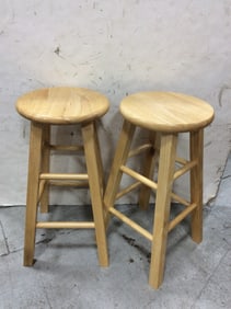 Wooden stools