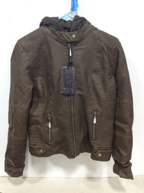 Small zip up jacket made by Johnny