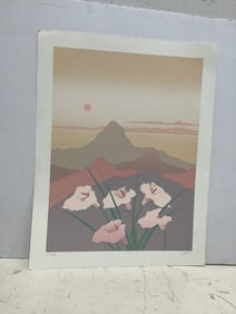Rising art print signed Pace(25in.x32in.-171/350)