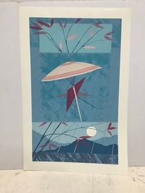 Echo art print signed Lee White(23in.x35in.-79/500)