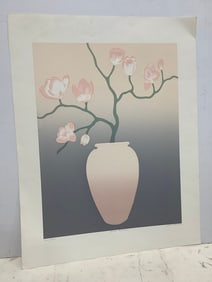 Plum Blossoms art print signed Lee White(25in.x32.5in.-378/500)