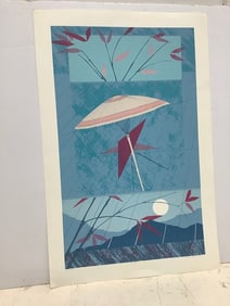 Echo art print signed Lee White(23in.x35in.-61/500)