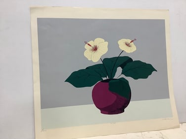 Laura serigraph art print signed Samama(251/275-23in.x26in.)