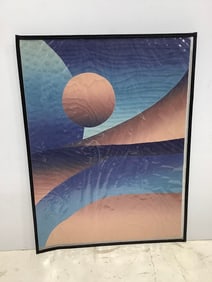 Eclipse II textured and signed art print(23/350-17.5in.x23.5in.)