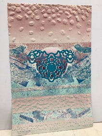 Wonder Works II textured artwork signed J. Valentina(11/250-20in.x30.5in.)