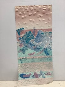 Wonder Works II textured artwork signed J. Valentina(10/250-14in.x30in.)