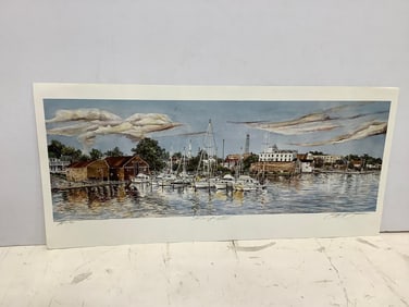 Washington signed art print(11.5in.x25in.)