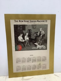 The New Home Sewing Machine Co. 1899 calendar(14in.x18in.)