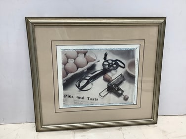 Framed kitchen wall decor(15.25in.x17.25in.)
