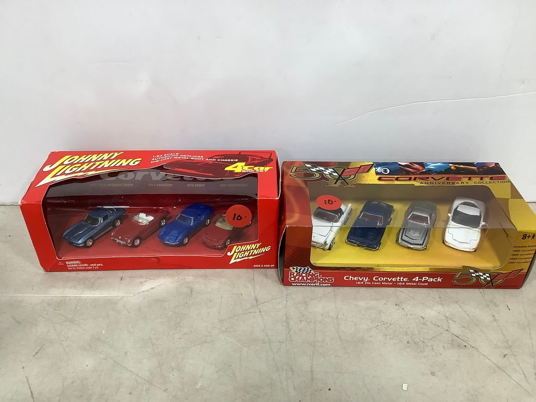 Johnny Lightning diecast and Corvette 4 pack diecast set-new in box) (1 of 1)