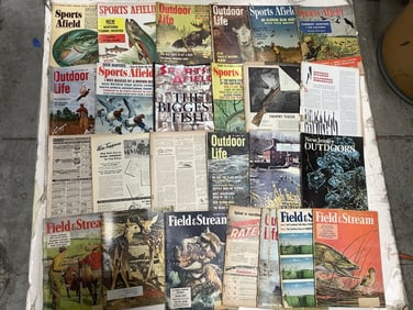 Vintage Guns/Hunting Magazines (Sports Afield, Outdoor Life, and more)