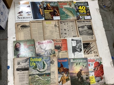 Various Magazines (Outdoor Life, Fields and Stream, etc)