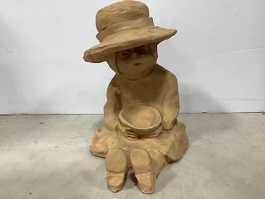 Clay Statue Signed by Dave Grossman (9.5in Tall)