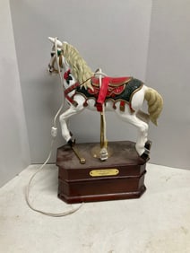 Carousel horse statue