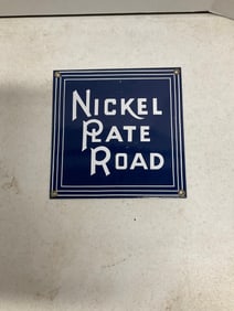 Nickel Plate Road ceramic sign