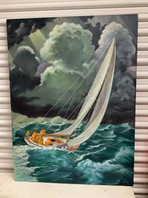 Oil painting on canvas by W. E Bailey 30x40