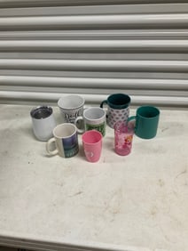 Lot of coffee mugs