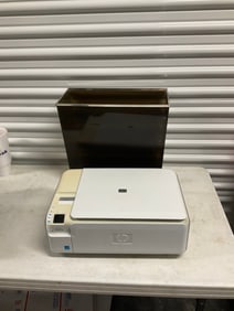Trash can and printer(no power cord)