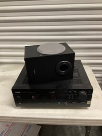 yamaha sound system w/ single speaker